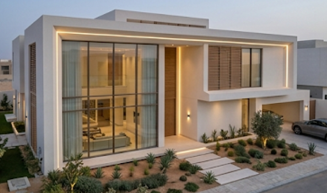 تصميم وتنفيذ واجهات فلل مودرن